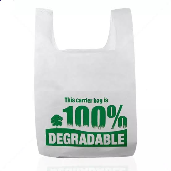 Compostable U-Cut Carry Bags
